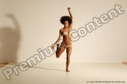 Underwear Gymnastic poses Woman Black Moving poses Athletic medium black Dynamic poses Academic