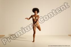 Underwear Gymnastic poses Woman Black Moving poses Athletic medium black Dynamic poses Academic