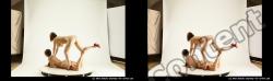 Stereoscopic 3D reference poses of Della & Ellie Springlare