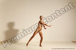 Modern aerobic reference poses of Kristyna