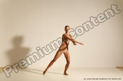 Modern aerobic reference poses of Kristyna