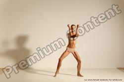 Modern aerobic reference poses of Kristyna