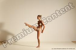 Modern aerobic reference poses of Kristyna