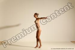 Modern aerobic reference poses of Kristyna