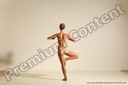 Modern aerobic reference poses of Kristyna