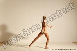 Modern aerobic reference poses of Kristyna