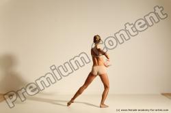 Modern aerobic reference poses of Kristyna