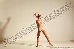 Modern aerobic reference poses of Kristyna