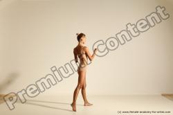 Modern aerobic reference poses of Kristyna