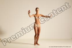 Modern aerobic reference poses of Kristyna