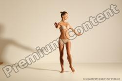 Modern aerobic reference poses of Kristyna