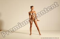 Modern aerobic reference poses of Kristyna