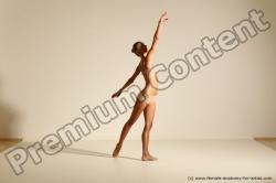 Modern aerobic poses of Kristyna