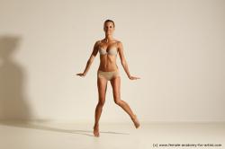 Modern aerobic poses of Kristyna