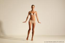 Modern aerobic poses of Kristyna