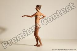 Modern aerobic poses of Kristyna