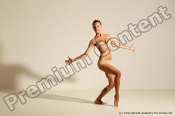 Modern aerobic poses of Kristyna