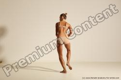 Modern aerobic poses of Kristyna