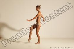 Modern aerobic poses of Kristyna