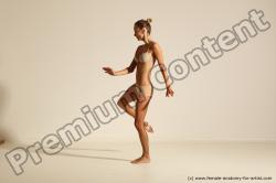 Modern aerobic poses of Kristyna