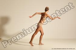 Modern aerobic poses of Kristyna