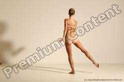 Modern aerobic poses of Kristyna