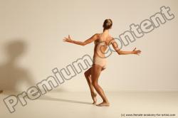 Modern aerobic poses of Kristyna