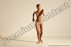 Modern aerobic poses of Kristyna