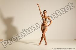 Modern aerobic reference poses of Kristyna