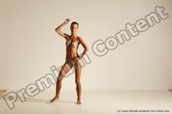 Modern aerobic reference poses of Kristyna