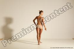 Modern aerobic reference poses of Kristyna