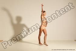 Modern aerobic reference poses of Kristyna