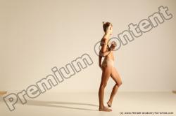 Modern aerobic reference poses of Kristyna