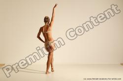 Modern aerobic reference poses of Kristyna