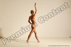 Modern aerobic reference poses of Kristyna