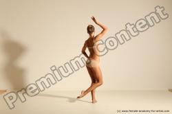 Modern aerobic reference poses of Kristyna