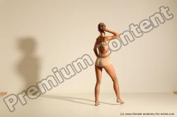 Modern aerobic reference poses of Kristyna