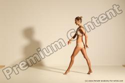 Modern aerobic reference poses of Kristyna