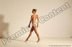 Modern aerobic reference poses of Kristyna