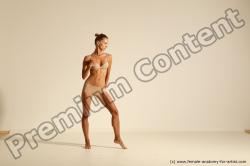 Modern aerobic reference poses of Kristyna