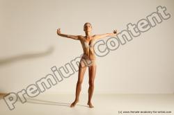 Modern aerobic reference poses of Kristyna