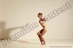 Modern aerobic reference poses of Kristyna