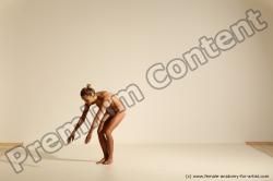 Modern aerobic reference poses of Kristyna