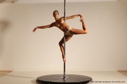 Poledance reference poses of Mercedes