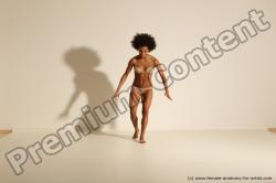 Underwear Woman Black Dancing Dynamic poses Academic