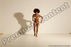 Underwear Woman Black Dancing Dynamic poses Academic