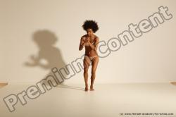 Underwear Woman Black Dancing Dynamic poses Academic