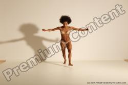 Underwear Woman Black Dancing Dynamic poses Academic