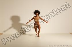 Underwear Woman Black Dancing Dynamic poses Academic