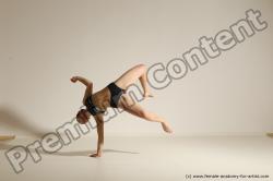 Modern dance poses of Rea